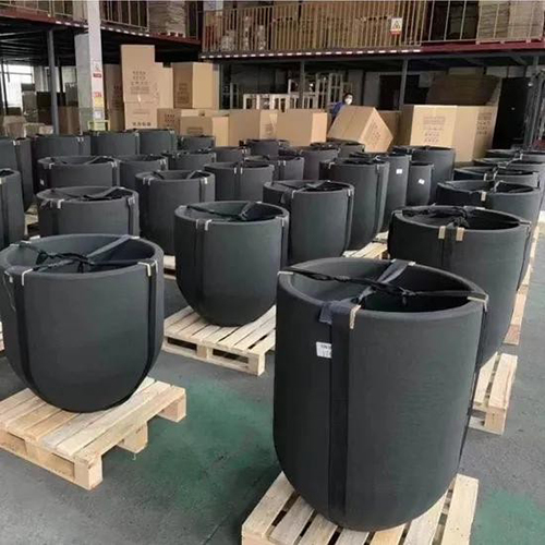 Zinc melting furnace graphite crucible